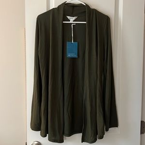 Market & Spruce olive green cardigan